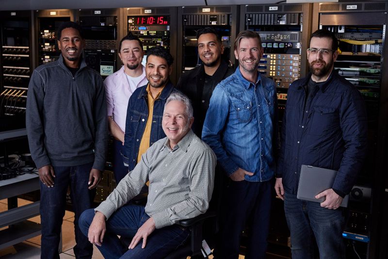 Las Palmas Studios. Engineering team, Hollywood