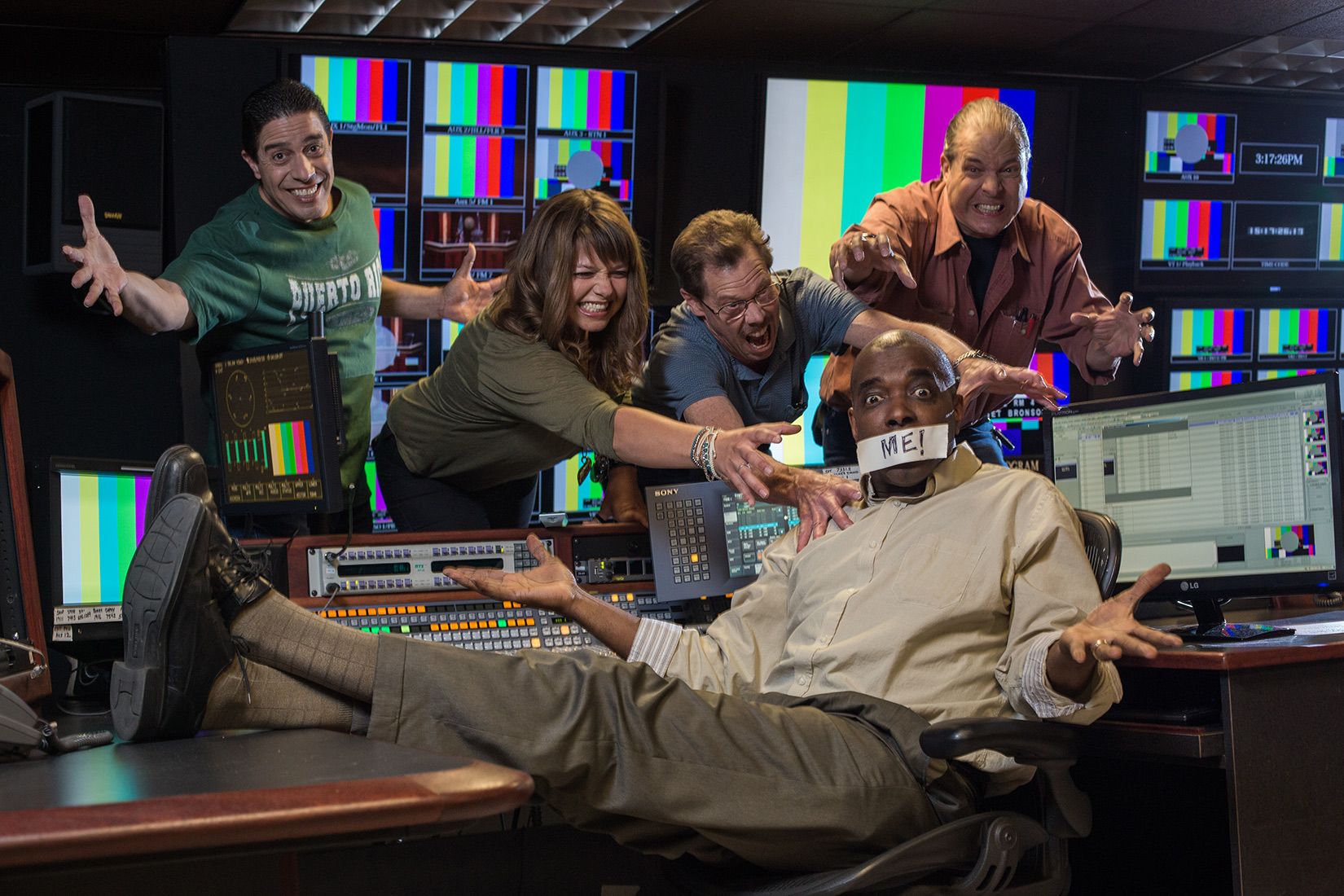 Control room with director and his team, Hollywood Studios