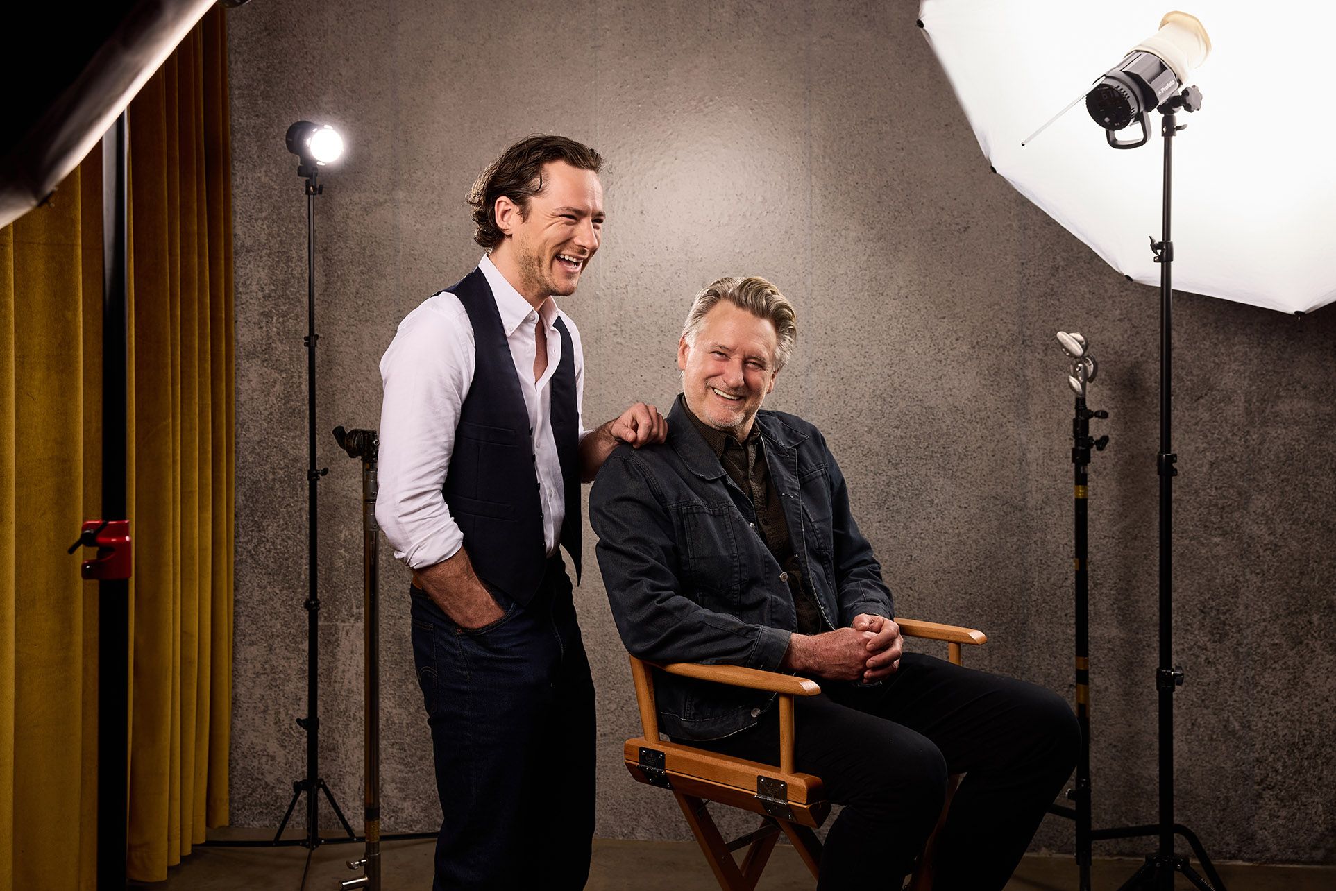 Bill Pullman and Lewis Pullman photographed for Emmy Magazine in Los Angeles