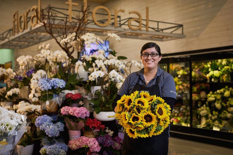 Albertsons supermarket florist portrait in Boise