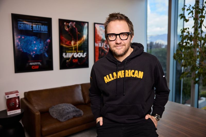 Brad Schwartz portrait of CW network