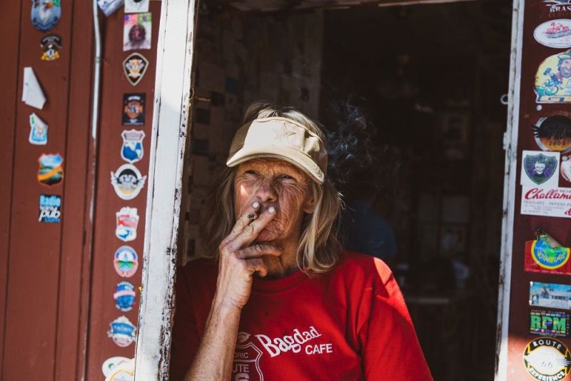 Waitress at the Bagdad Cafe