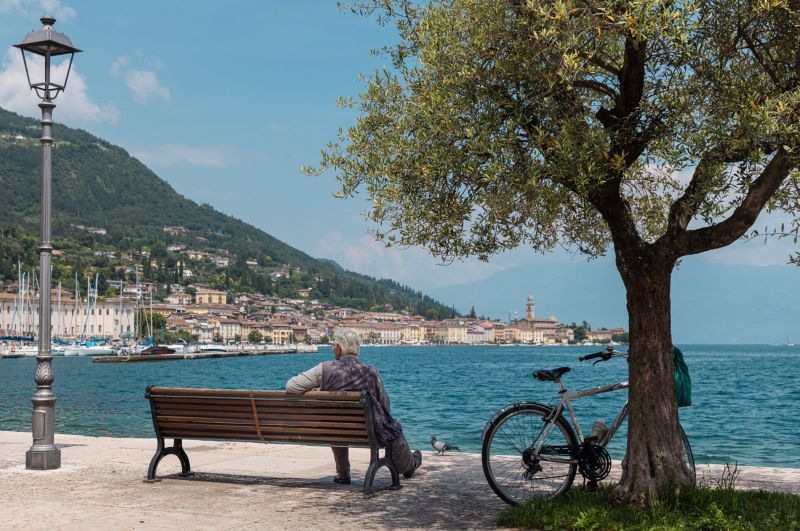 Meditation time in Salò, Lago di Garda