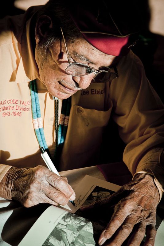 Navajo Code Talker in Albuquerque