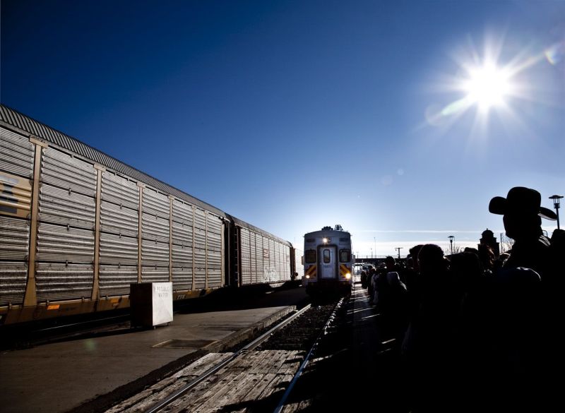 First train ride after the renovation Albuquerque - Santa Fe