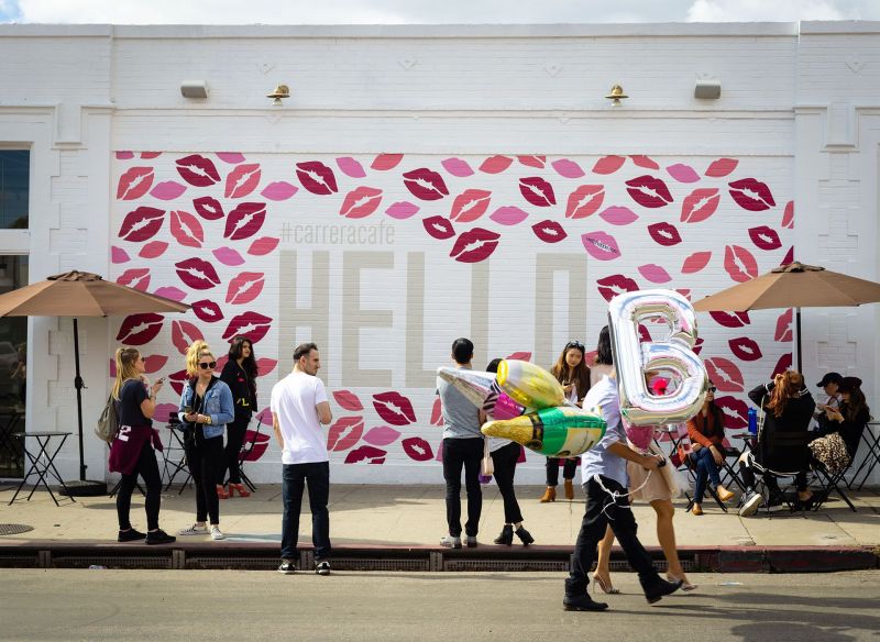 Melrose Avenue a fun place to walk and enjoy people watching