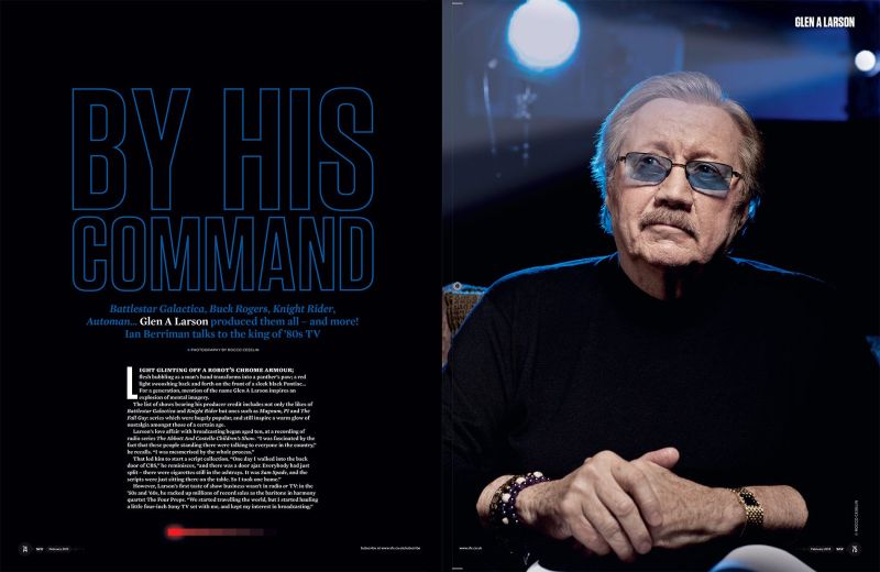 SFX Magazine Glen A Larson TV Producer